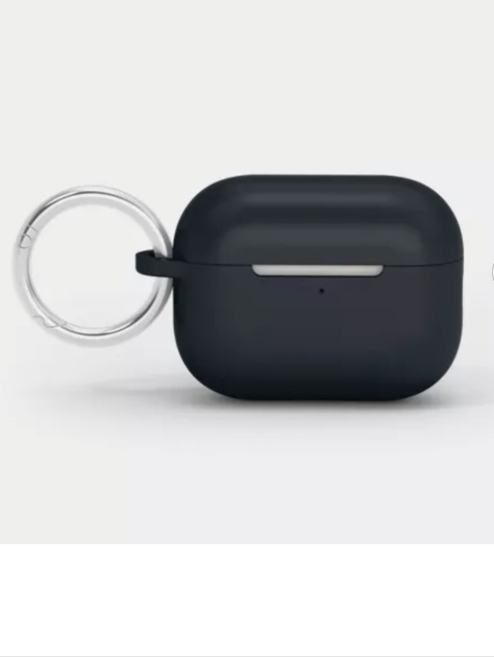 Heyday Airpods Earbud Case Soft Cover For Airpods Gen 4 W/ Clip Black New